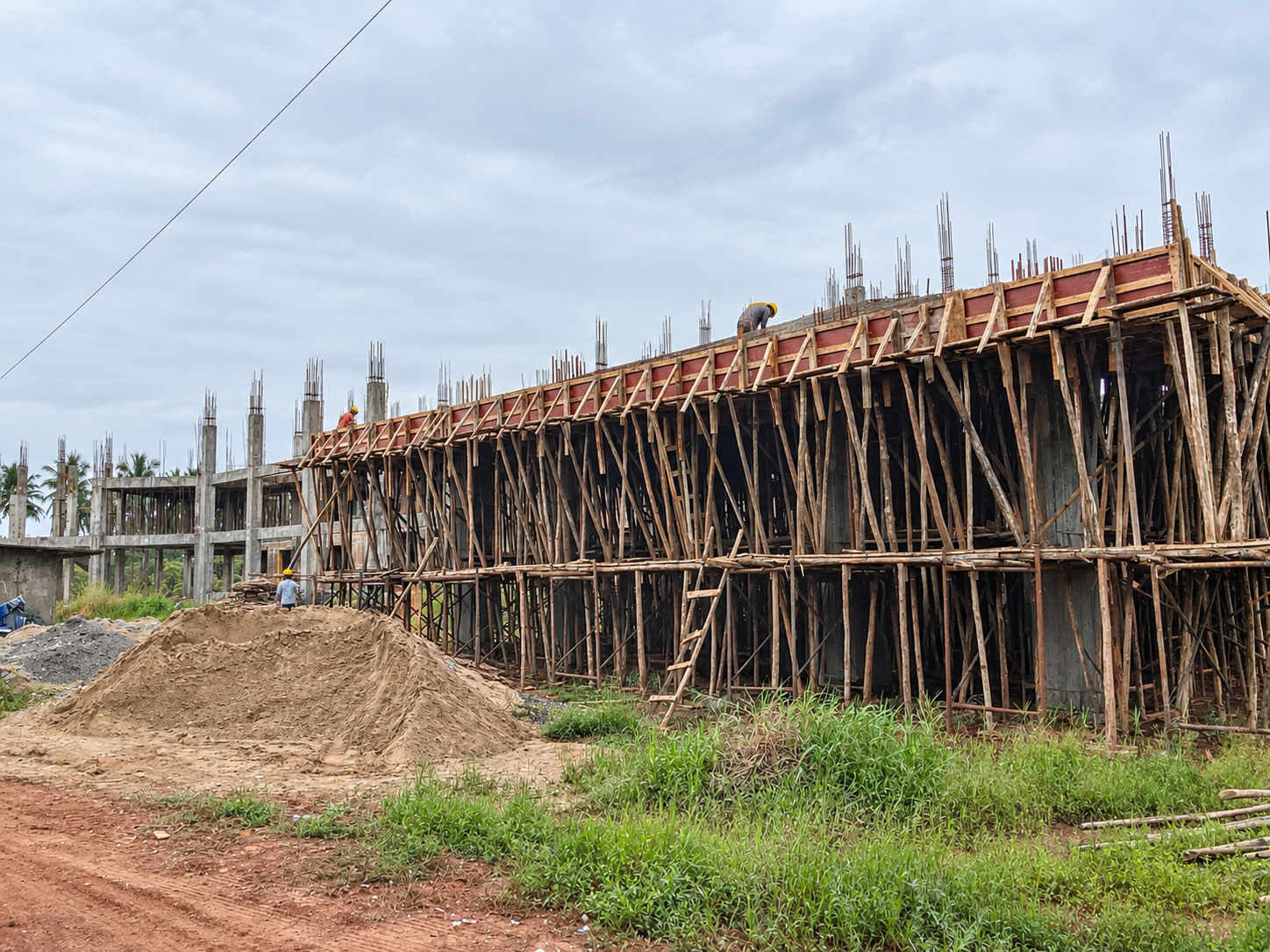 Slab Shuttering and Scaffolding Work