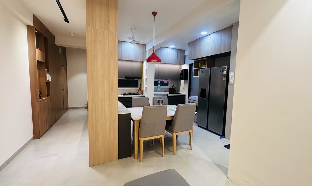 Flat B306 Kitchen and Dining Layout